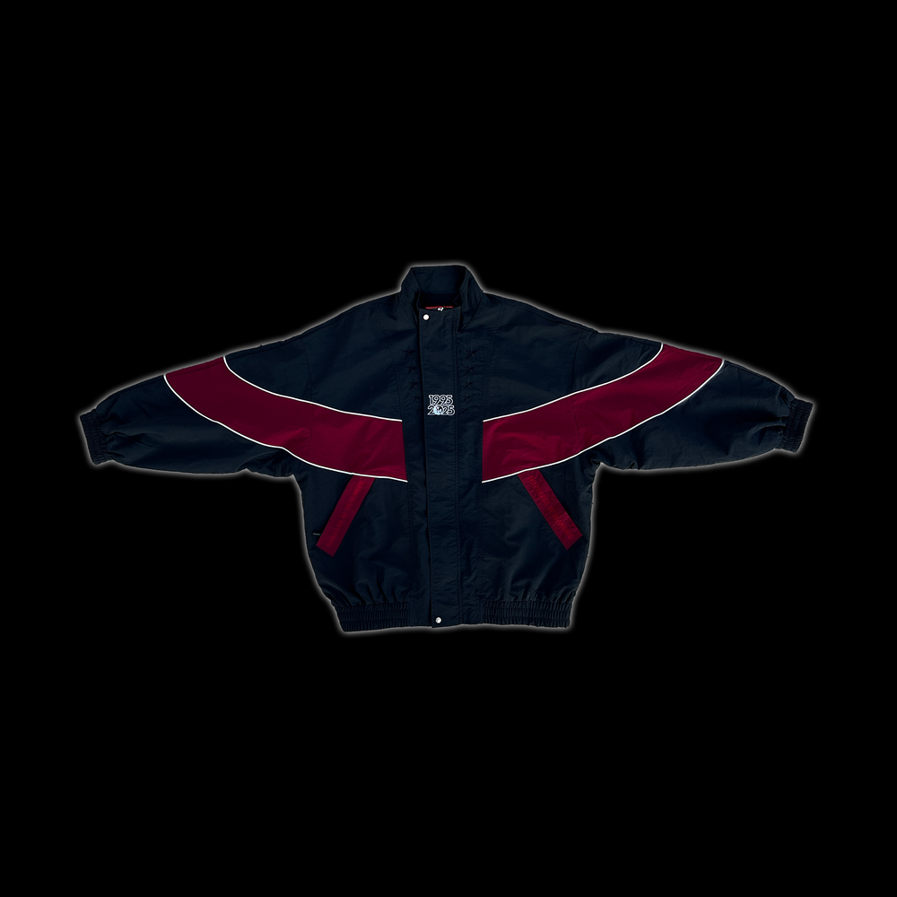 30TH ANNIVERSARY SHELL JACKET [BLACK/MAROON]