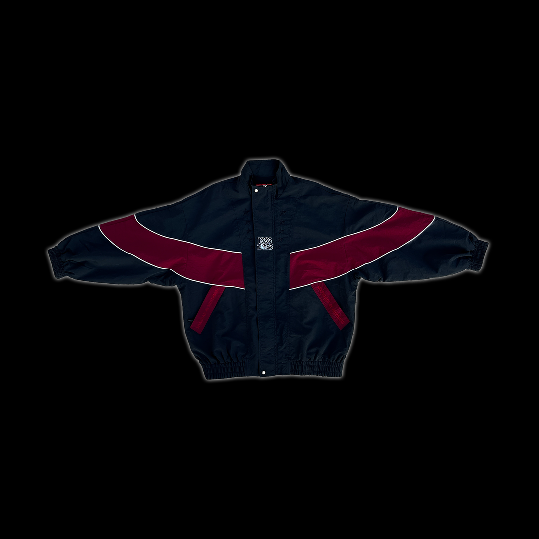30TH ANNIVERSARY SHELL JACKET [BLACK/MAROON]