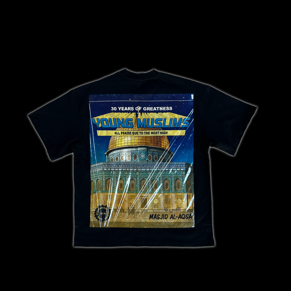 MASJID AL-AQSA TEE [BLACK]