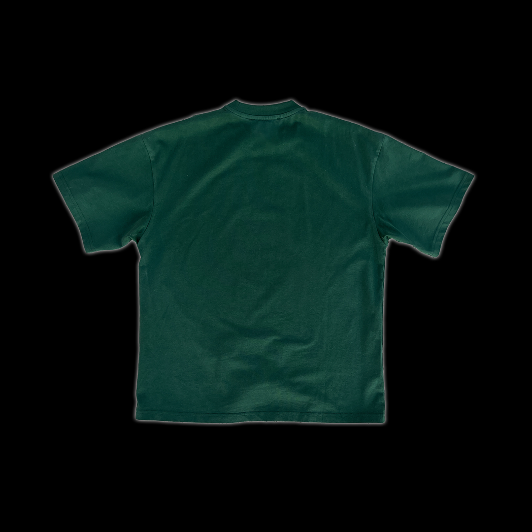 MINIMAL SCRIPT TEE [GREEN]